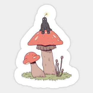 Toadstool golem Sticker